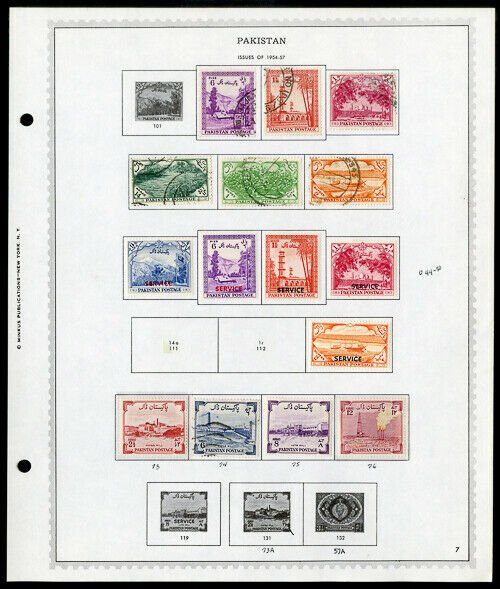 Pakistan mostly mint STAMP collection 1940's to 1969