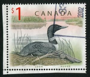 1687 Canada $1 Loon, used