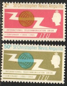 St. Kitts-Nevis Sc #163-164 MNH