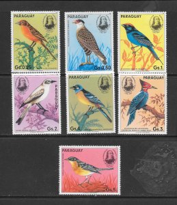 BIRDS-PARAGUAY #2141-42 AUDUBON MNH