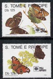 St Thomas & Prince Islands 1991 Phila Nippon \'91 Sta...