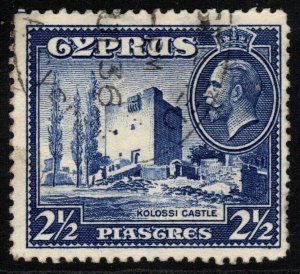 CYPRUS SG138 1934 2½pi ULTRAMARINE FINE USED