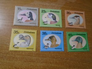 Zimbabwe  #  572-77   MNH  Birds