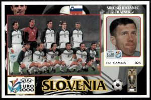 Gambia 2000 - World Cup Soccer - IMPERF Souvenir Stamp Sheet - Scott #2301 - MNH