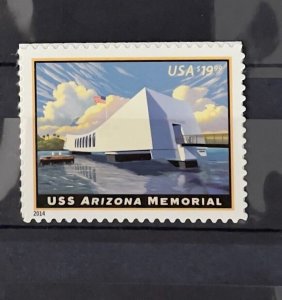 Scott #4873, $19.99 Express Mai USS Arizona Memorial issue, VF Self-Adhesive