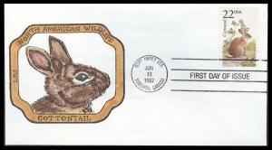 #2290 Cottontail Rabbit LMG FDC