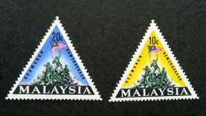 *FREE SHIP Malaysia National Monument KL 1966 soldier (stamp) MNH *odd *unusual