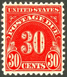 U.S. #J85 MINT OG  LH