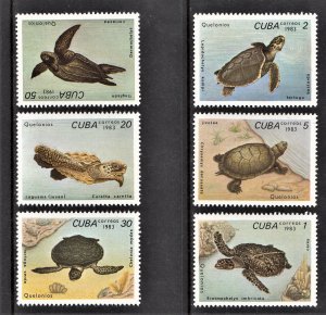 Cuba Scott #2617-2622 MNH