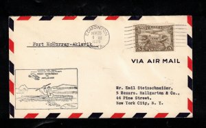 Canada #C3i Very Fine Used Swollen Breast Variety On Rare First Flight Cover