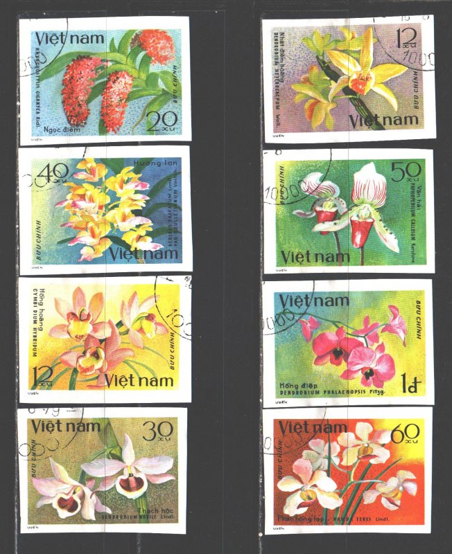 Vietnam. 1979. 1055-62. Flowers, flora. USED.