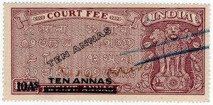 (I.B) India Revenue : Court Fee 10a on 12a OP (provisional)