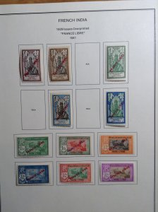 French India  Lot #2  117-118 122-139/141-166/170-174/177-181/191/ 194-232  MH