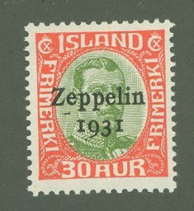 Iceland #C9 Mint (NH) Single