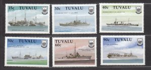 J41004 JL Stamps 1990 tuvalu set mh #543-8 ships