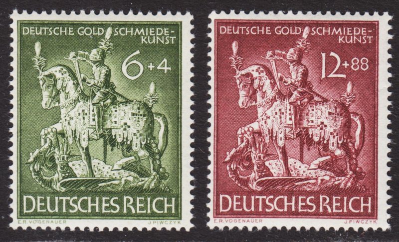 Germany Scott B247-48 complete set F to VF mint OG NH.