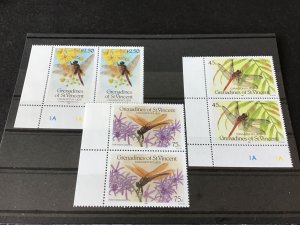Grenadines of St Vincent Dragonfly mint never hinged stamps Ref 49405