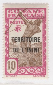 1932-38 French Colony Inini 10cMH* Stamp A22P17F8800-