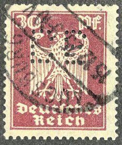 Germany 1924, SC 334, F, Used, German Eagle