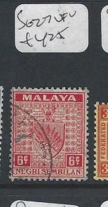 MALAYA NEGRI SEMBILAN  (P0502B)  6C ARMS  SG 27  VFU