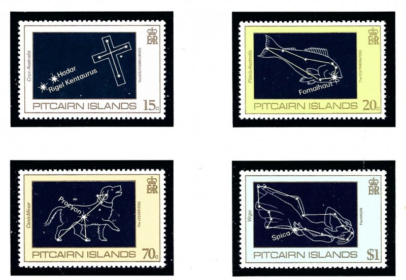 Pitcairn Is 244-47 MNH 1984 Constellations          (KA)