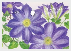 Guernsey - Postfris/MNH - Sheet Clematis 2024