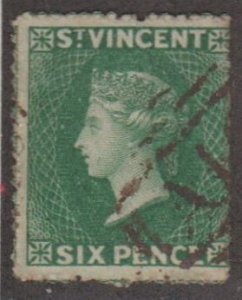 St. Vincent Scott #3 Stamp - Used Single