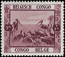 BELGIAN CONGO   #B27 MH (1)