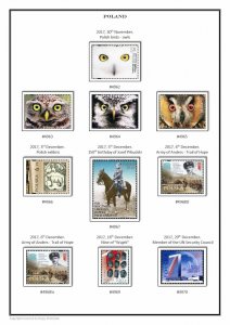 Poland 1860-2020 PDF (DIGITAL) STAMP ALBUM PAGES