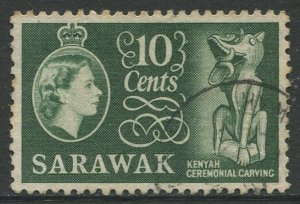 STAMP STATION PERTH Sarawak #202 QEII Definitive Used 1955-1957