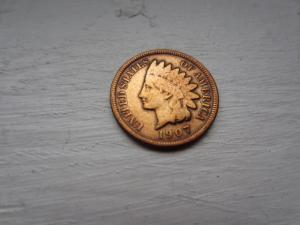 1907 beautiful indian head