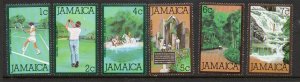 Jamiaca SC# 465-70 Short Set MNH