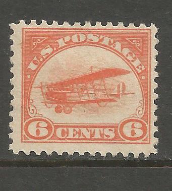 UNITED STATES  C1  MINT HINGED,  HINGE REMNANT,  CURTISS JENNY