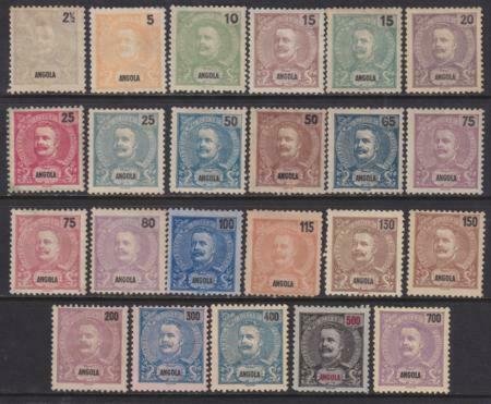 Angola 18998-1903 SC 38-60 Set / Mun 38-52,79-83 Mint Set Some NGAI