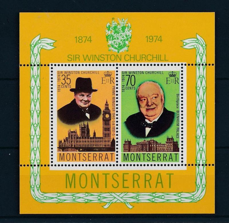 [49151] Montserrat 1974 Winston Churchill Souvenir sheet MNH