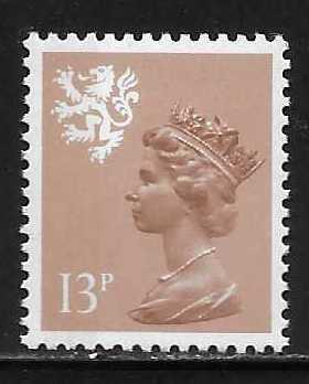 Great Britain Scotland SMH21 13p Machin MNH