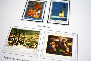 COLOR PRINTED AUSTRIA 2011-2020 STAMP ALBUM PAGES (101 illustrated pages)