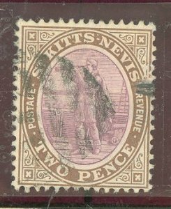 St. Kitts-Nevis #15 Used Single