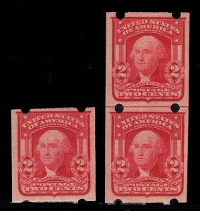 MOMEN US #320a BRINKERHOFF TYPE IIa COIL LINE PAIR MINT OG H PF CERT LOT #86706