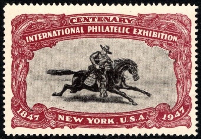 1947 US Poster Stamps New York International Philatelic Exhibition Set/4 MNH