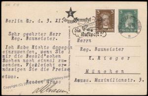 Germany 1928 Hildesheim Esperanto Private Ganzsachen Postal Card Used Cove 68497