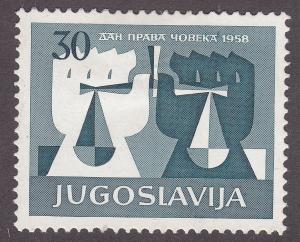 Yugoslavia 526  Declaration of Human Rights 1958