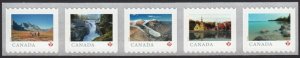 LARGE Coil strip of 5 stamps = FROM FAR AND WIDE = Canada 2019 Sc# 3139-3143 MNH