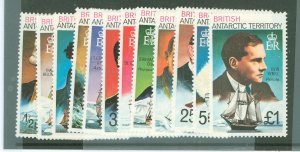 British Antarctic Territory #45-59 Unused Single (Complete Set)