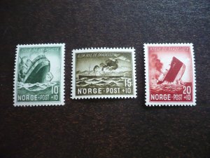 Stamps - Norway - Scott# B35-B37 - Mint Never Hinged Set of 3 Stamps