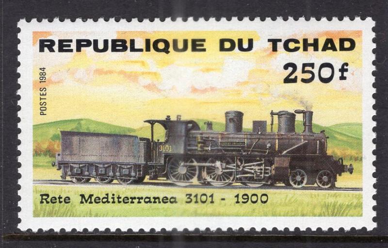 Chad 522 Train MNH VF