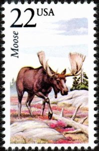 United States 2298 - Mint-NH - 22c Moose (1987) (cv $1.00)