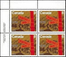 CANADA   #633 MNH UPPER LEFT PLATE BLOCK  (1-2)