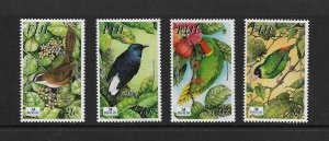 BIRDS - FIJI #989-92 MNH