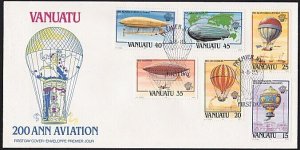 VANUATU 1983 Manned Flight FDC.............................................A7447